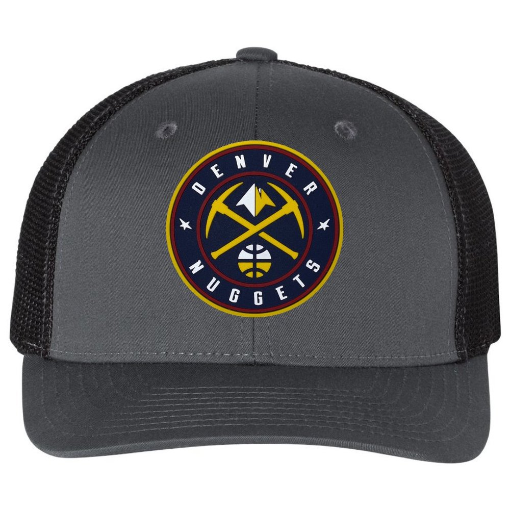 Denver Nuggets 3D Snapback Trucker Hat- Charcoal/ Black